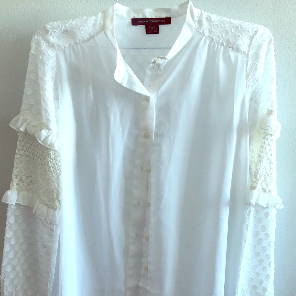 French Connection White Blouse